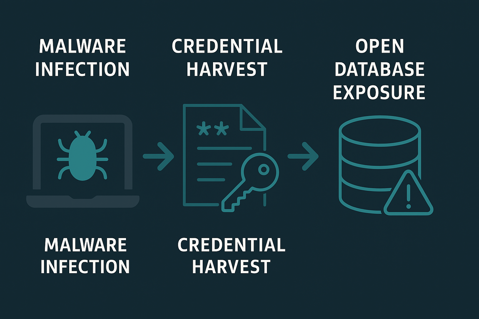 Infostealer process timeline